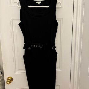 Elegant Black Sleeveless Dress